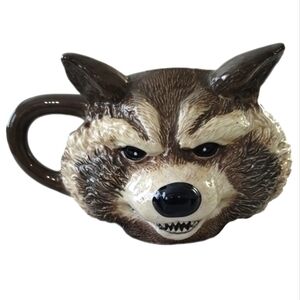 Rocket Raccoon 3D Sculpted Ceramic Mug